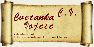 Cvetanka Vojčić vizit kartica